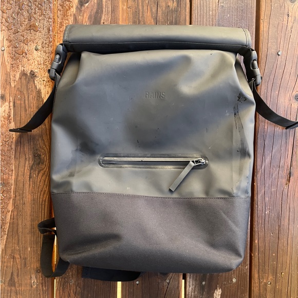RAINS Trail Rolltop Backpack - Picture 5 of 8